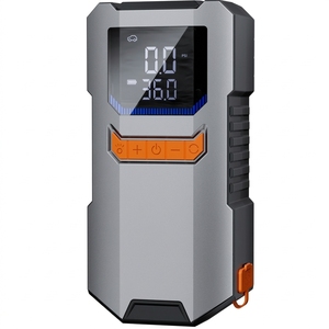 TURUI Démarreur de batterie de voiture 2-en-1 et <span class=keywords><strong>gonfleur</strong></span> de pneus, compresseur d'air 150 PSI, batterie externe portable 6000 mAh, outil de démarrage d'urgence automobile - Product Image 5