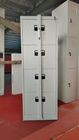 Armoire de rangement de bureau en acier Coffre-fort en métal 4 tiroirs Classeur avec serrure