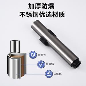 Pistola pulverizadora de bidé de acero inoxidable Morning Dew, montada en pared, un solo orificio, 0.6MPa, fácil instalación, boquilla para higiene femenina - Product Image 2