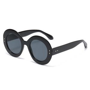 Nouveautés - Lunettes de soleil tendance, grandes et rondes, avec logo personnalisé, uniques, pour femmes - Product Image 2