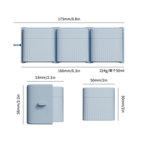 Plateau carré en silicone, porte-boissons, organisateur de poche, capacité de 6 à 10 L pour ranger les télécommandes, les collations, les téléphones portables, table pour accoudoir de canapé