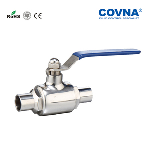 COVNA ลดราคาพิเศษ DN20 3/4" วาล์วบอลแบบ 3 ทางชนิด L-Port สำหรับงานสุขภัณฑ์  ข้อต่อแบบ Tri Clamp, สแตนเลส 316, คันโยก - Product Image 6