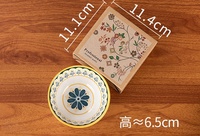 YCB-219 bol en céramique japonais 4.5 pouces bols en céramique avec cuillères ensemble de bols à riz en porcelaine pour cadeau ensemble de vaisselle avec LOGO OEM