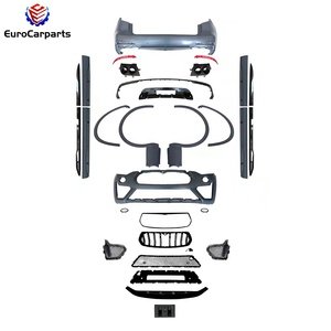 Kit de carrocería para Maserati <span class=keywords><strong>Levante</strong></span> <span class=keywords><strong>2021</strong></span> año de actualización a estilo Trofeo parachoques de coche luces sobre guardabarros accesorios de coche piezas de ajuste - Product Image 2