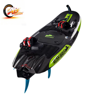 Planche de surf à moteur professionnelle Rush Wave 110cc à essence, en fibre de carbone, durable, garantie 1 an, pour le surf sur les lacs et les rivières