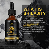Gouttes liquides de Shilajit de l'Himalaya pour la beauté orale – Produit à base de Shilajit