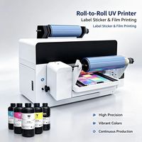 Imprimante UV numérique à jet d'encre A3 de petite taille, imprimante UV 4050, imprimante UV DTF pour coques de téléphone, à vendre