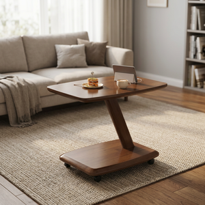 Modern Wood <b>Coffee</b> <b>Table</b> <b>Midcentury</b> Design Movable Living Room Furniture - Product Image 1