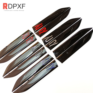 Nuovo Adesivo 3D in ABS con <span class=keywords><strong>Logo</strong></span> R Blade Leaf Plate per Golf 7 8GOLF, Etichetta Laterale con Protezione - Product Image 3