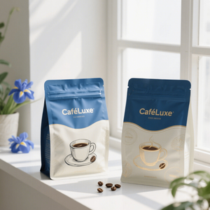 Bolsa de Fondo Plano con Válvula de Aire para Café, Resistente al Agua y Reciclable, 250g 500g, Venta al Por Mayor - Product Image 6