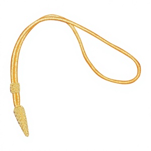 Dada OEM Acorn Sword Knots Dentelle en Soie/Cuir avec Fil de Bouillon Tricoté, Écologique, Taille Personnalisée, Finitions Cérémonielles Cousues à la Main pour Vêtements - Product Image 1