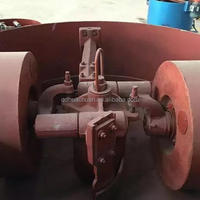 Mélangeur de sable d'argile de fonderie QDHC facile à utiliser, type rouleau, machine de broyage Muller, 380V, capacité de 400 kg pour la coulée