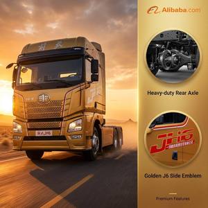 รถหัวลาก FAW JH6 6x4 ใหม่ 500 แรงม้า เครื่องยนต์ดีเซล Weichai ยูโร 5 เกียร์ FAST เบาะแถวเดียว แชสซีแบบกึ่งหัวลาก 10 ล้อ - Product Image 1