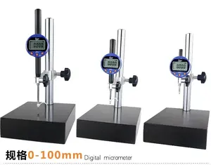 El soporte del indicador de Dial es de 200*300*50mm en comparación con la Mesa de medición