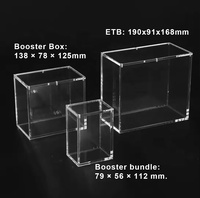 Boîte de présentation personnalisée ETB en acrylique résistant aux UV TCG Elite Trainer avec étui de protection de collection à aimant puissant