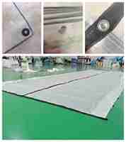 Bâche PE en promotion usine 1,75 m x 12 m pour couverture de toit de vergers de cerises au Chili