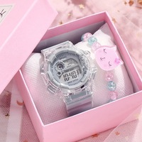Jam Tangan Sport Outdoor Multifungsi Pria Wanita Pelajar, Model Terbaru Laris Manis, Jam Tangan Digital LED