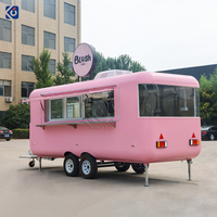CAMPTRL Chariot de restauration BBQ avec cuisine complète, pour pizzas, burgers, glaces, café – Fabricants de remorques alimentaires personnalisées