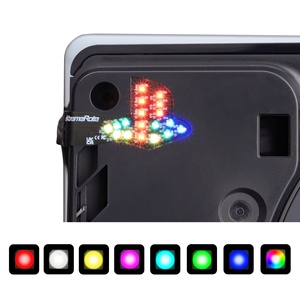 ชุดอัพเกรด EXtremRate แบบกำหนดเอง 7 สี 40 รูปแบบเอฟเฟกต์ ชุดไฟ LED โลโก้ RGB สำหรับ PS5 Slim/Pro รุ่นแผ่นดิสก์และดิจิตอล - Product Image 2