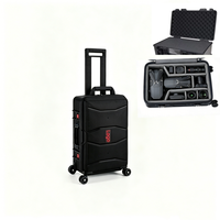 Valise à roulettes pour appareil photo OEM/ODM, valise de rangement de haute qualité pour équipement de drone avec poignée télescopique