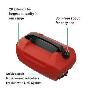 Tanque de Combustible Portátil PWC LinQ de 5 Galones (20L) para Moto Acuática con Asa, Compatible con <span class=keywords><strong>Seadoo</strong></span> - Product Image 2