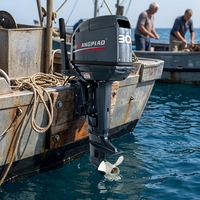 Moteur hors-bord 2 temps 30 CV en alliage d'aluminium, à commande manuelle, certifié CE, pour bateaux de pêche en eau douce