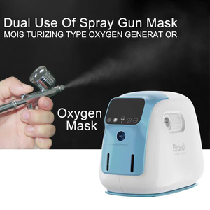 Générateur d'oxygène hydratant pour salon à domicile, appareil de soin du visage à l'oxygène, pistolet pulvérisateur double usage, masque, générateur d'oxygène humidifiant - Product Image 5