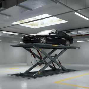Elevador de Tijera Hidráulico Estacionario para Estacionamiento de Coches, Elevador de Tijera para Garaje Subterráneo de Doble Plataforma con Certificación CE ISO - Product Image 1