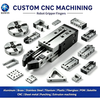 Pinzas y Dedos de Robot de Alta Precisión para Mecanizado CNC de 5 Ejes, Mecanizadas para Manipulación Automatizada en Robots Industriales Avanzados