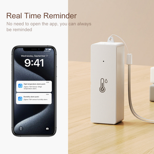 Zigbee mini trong nhà ẩm kế pin-Powered thông minh nhiệt độ và độ ẩm cảm biến tương thích với Alexa và Google nhà - Product Image 5