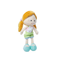 Adorable poupée en peluche de dessin animé pour petite fille, style coréen, pour l'accompagnement et la réparation émotionnelle des enfants, vente en gros, polyester