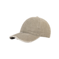 Sombrero de papá de algodón envejecido lavado vintage todos los días 6 paneles gorra de béisbol no estructurada ajustable Polo camionero estilo unisex sombreros