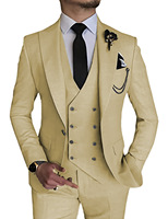 Costume Homme Italien Business Coupe Ajustée 3 Pièces Bleu Royal pour Mariage, Bal et Cérémonies
