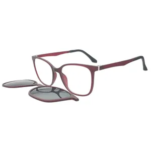 S2011 moda pronto óculos viseira clip on óculos ultem óculos magnético clip-on óculos