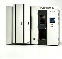 Système de dépôt physique par évaporation (PVD) AsiaLink, placage ionique multi-arc sur pièces en métal, verre, céramique et plastique