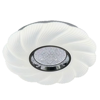 Plafonnier LED rond moderne ultra-plat à intensité variable, étanche et anti-moustiques, pour salon et chambre, prix d'usine
