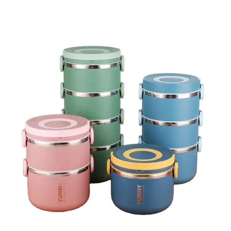 New Arrival Stainless Steel Thermal School Kids Children Tiffin Bento Lunch Box With Lunch Box