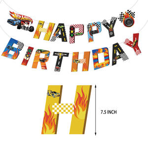 Set <span class=keywords><strong>de</strong></span> Decoración para Fiesta <span class=keywords><strong>de</strong></span> Carreras <span class=keywords><strong>de</strong></span> Autos <span class=keywords><strong>de</strong></span> Dibujos Animados, Banner <span class=keywords><strong>de</strong></span> Cumpleaños para Niño, Globo, Adorno para Pastel <span class=keywords><strong>de</strong></span> Feliz Cumpleaños, Artículos <span class=keywords><strong>de</strong></span> Fiesta - Product Image 2