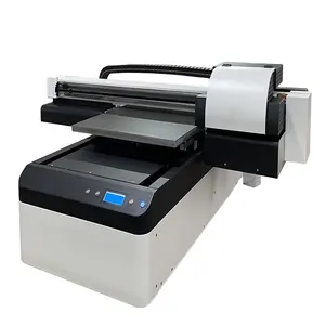 SunColor CMYK+White+Vanish all materials best 6090 led uv printer large format flatbed uv6090 price