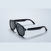 Lunettes Audio Personnalisées pour Hommes Style Metal Punk – Lunettes Connectées BT5.0 sans Fil WiFi avec Traduction IA et Musique ChatGPT