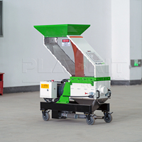 Granulateur portable compact 150 tr/min à prix d'usine Plaskit à vitesse moyenne avec capteur Omron pour le broyage uniforme et stationnaire des feuilles de rebut