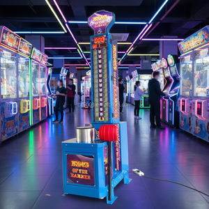 Macchina da gioco commerciale King of the Hammer, macchina arcade elettronica per il test della forza, ideale per eventi nei centri commerciali - Product Image 4