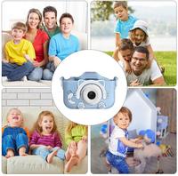 Caméra Selfie pour enfants, à double objectif, 1080 FHD, étanche, avec jolie coque en Silicone, bon marché