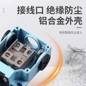 สวิตช์ลิมิตแบบลูกกลิ้งโลหะ Dxido Lsa 021 แขนปรับได้ ระดับการป้องกัน IP66 ตัวเรือนอะลูมิเนียมอัลลอยด์ หน้าสัมผัสสีเงิน - Product Image 3