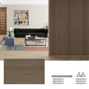 แผ่นผนังพีวีซีลายใหม่สำหรับตกแต่งภายใน กันน้ำ ใช้กั้นห้องสำหรับสำนักงานและบ้าน - Product Image 2