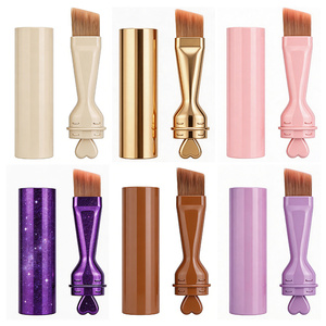 แปรงแต่งหน้ารองพื้นแบบมืออาชีพ ขนแปรงนุ่ม ผลิตจากโรงงานโดยตรง ด้ามจับปรับแต่งได้ บรรจุภัณฑ์และฉลากสินค้าสั่งทำได้ - Product Image 6