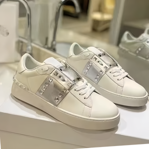 Zapatos Deportivos Casuales de Piel Genuina con Remaches Transpirables y Antideslizantes de Alta Calidad para Hombre y Mujer, Venta al Por Mayor 2026 - Product Image 4