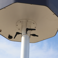 Détecteur de drones professionnel fixe, détection à 360°, portée de 3 à 5 km, 70 MHz-8 GHz, durable, résistant à l'eau, en ABS