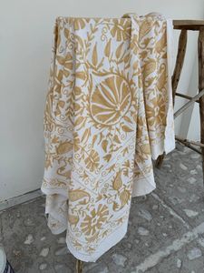 Handmade Canvas Cotton Suzani <b>Quilt</b> Floral Embroidered Soft <b>Bedspread</b> Bohemian Bedroom Decor - Product Image 3