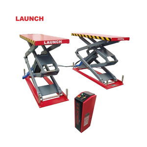 Launch gunting mobil hidrolik 3.5T 4T, gunting pengangkat roda kapasitas angkat 4000kg untuk mobil - Product Image 2